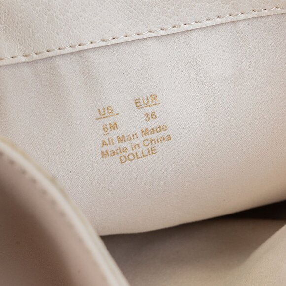 Circus NY Wmn Dollie Ivory Vegan Leather Platform Festival Combat Boots sz 6 - Picture 7 of 10